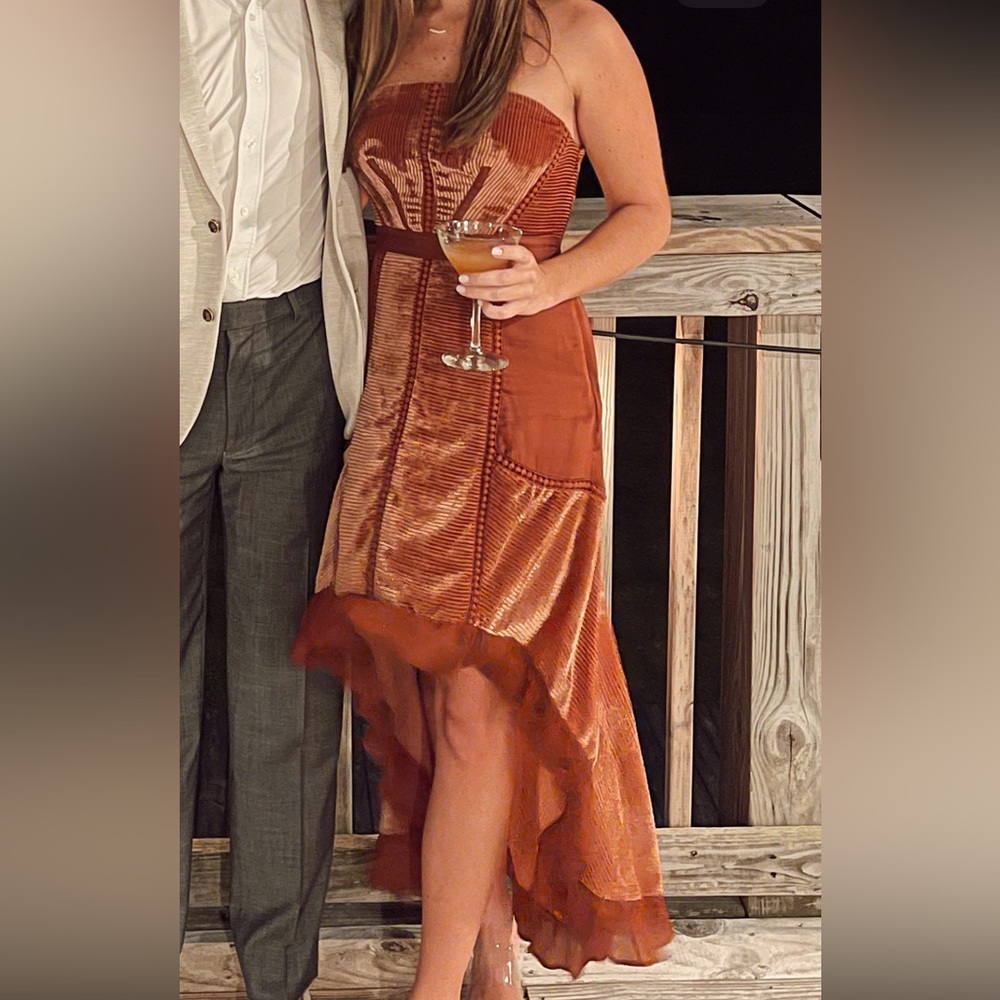 Anthropologie high-low dress